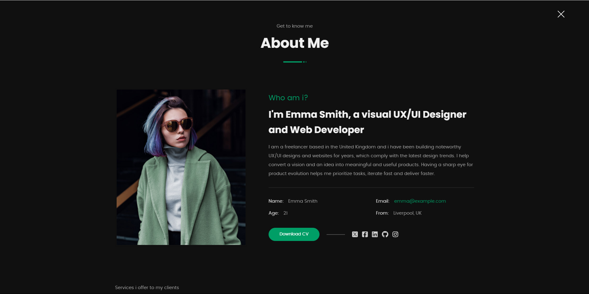 Portfolio Website - HTML, CSS, JS